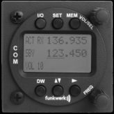 Unità remota Funkwerk, per il controllo dell'unità ATR833, 57 mm rack, Display LCD