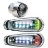 Whelen Microburst 2 Plus Kit, Set 3 luci: coppia di luci alari e lampada di coda a led, Mod. MB2G & MB1W