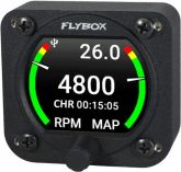Flybox Omnia80 RPM-MAP, Engine Tachometer + Manifold Absolute Pressure
