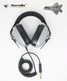 Cuffia Aeronautica Ceotronics professionale, cavo spirale, solo audio, spina 6,3mm